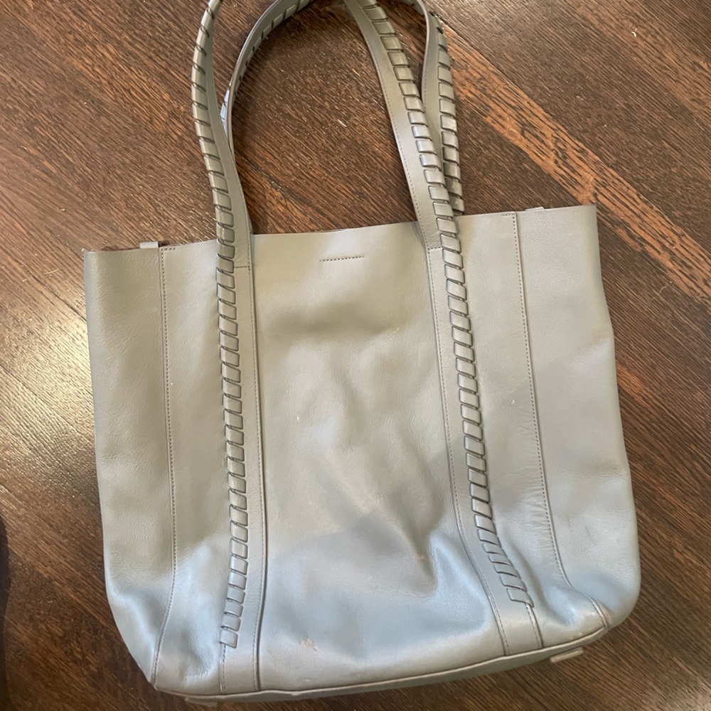 All Saints Leather Tote Bag